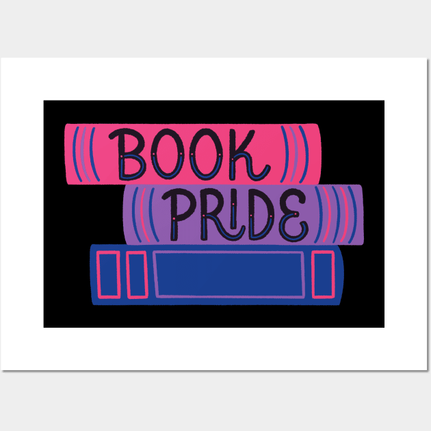 Bi Book Pride Wall Art by Made Adventurous